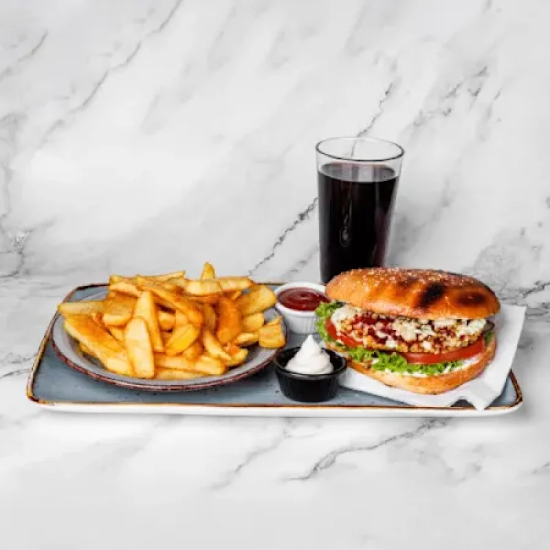 Vegan-Burger - Menü