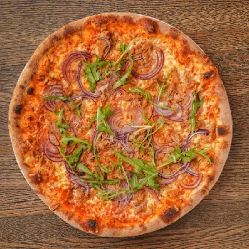 Pizza Thunfisch-Zwiebeln